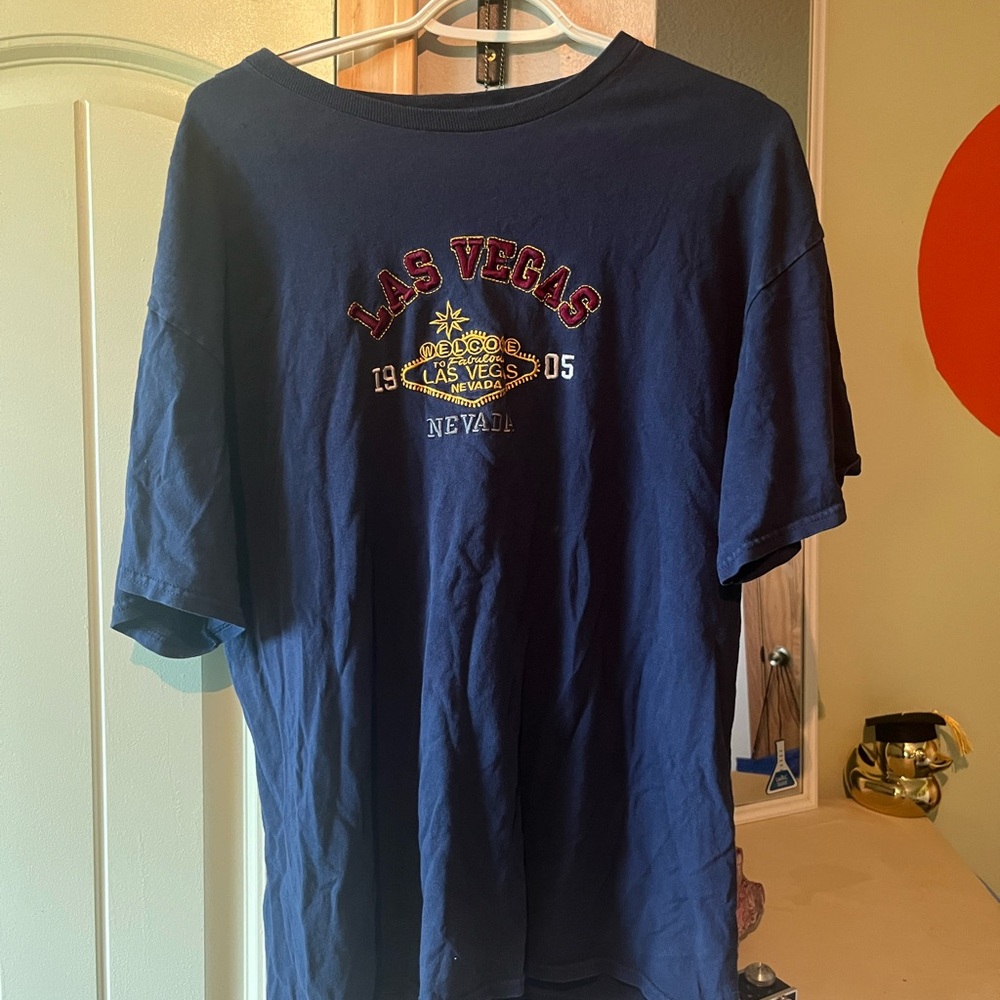 Blue Vintage Graphic Tee